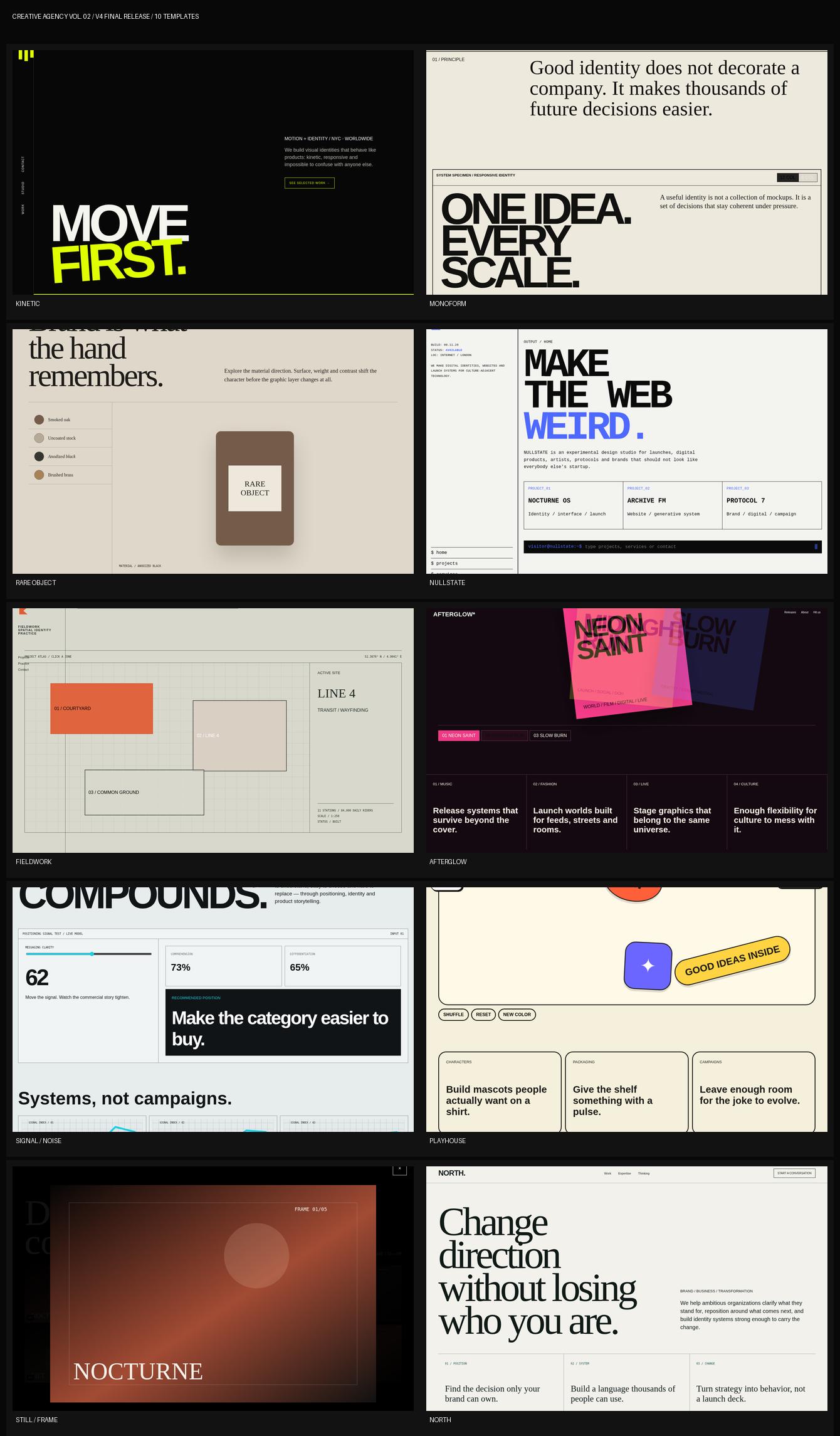 Creative Agency real collection preview