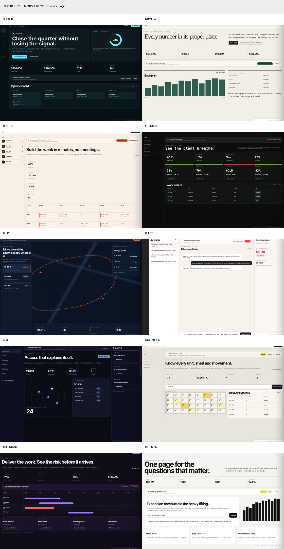 CONTROL SYSTEMS real collection preview